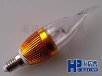 1W拉尾LED蜡烛灯 HRPLED-GDLZD-11A  海瑞普LED水晶拉尾灯