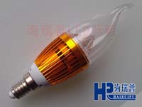 4W LED蜡烛灯 HRPLED-GDLZD-41A   海瑞普LED水晶拉尾灯